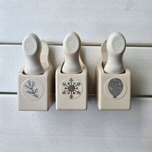 Martha Stewart Punches Balloon Fir Branch Snowflake Die Cuts Card Making